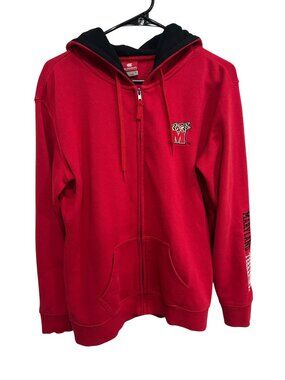 Colosseum Athletics Maryland Terrapins Large Full-Zip Hoodie Gorpcore Sporty